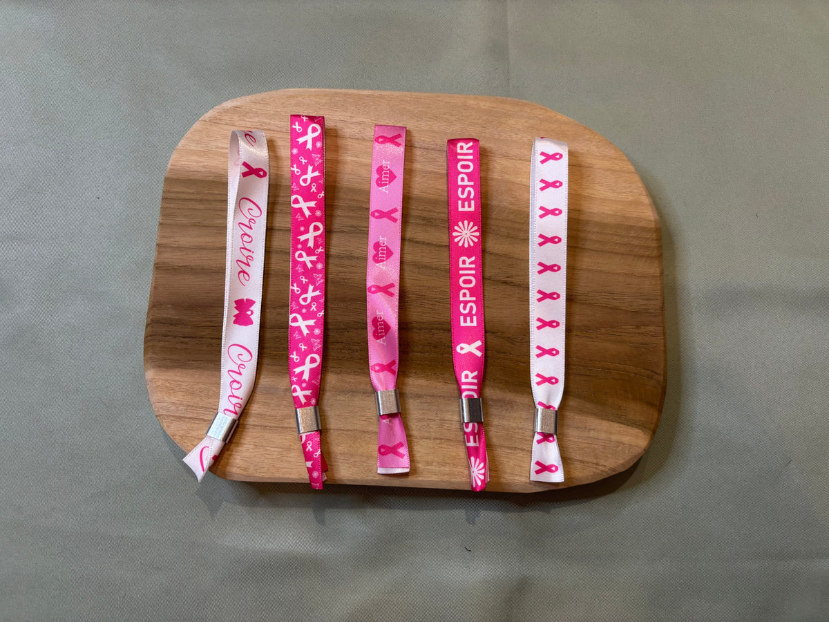 Bracelet Octobre Rose