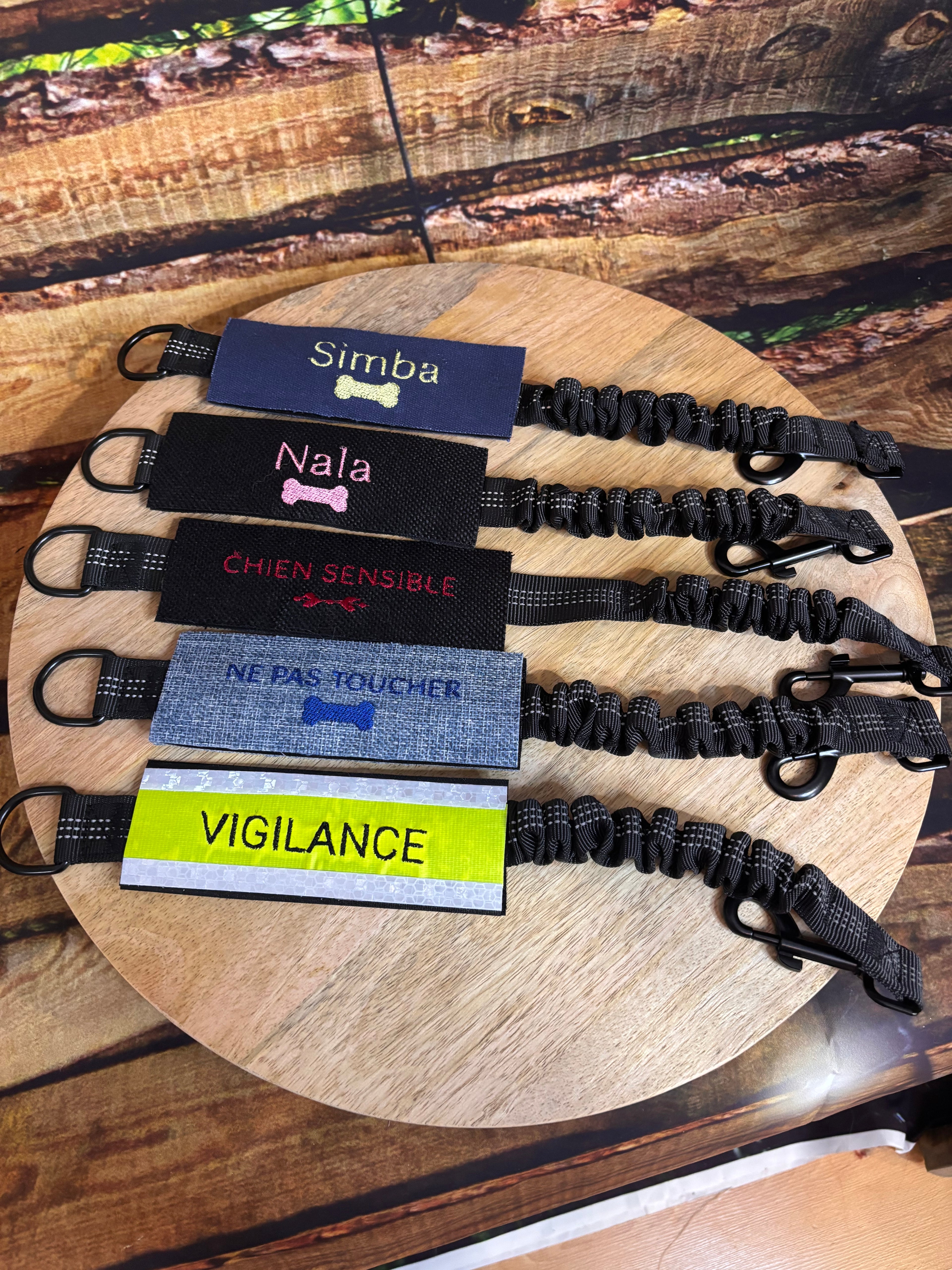 Manchon de laisse personnalisé