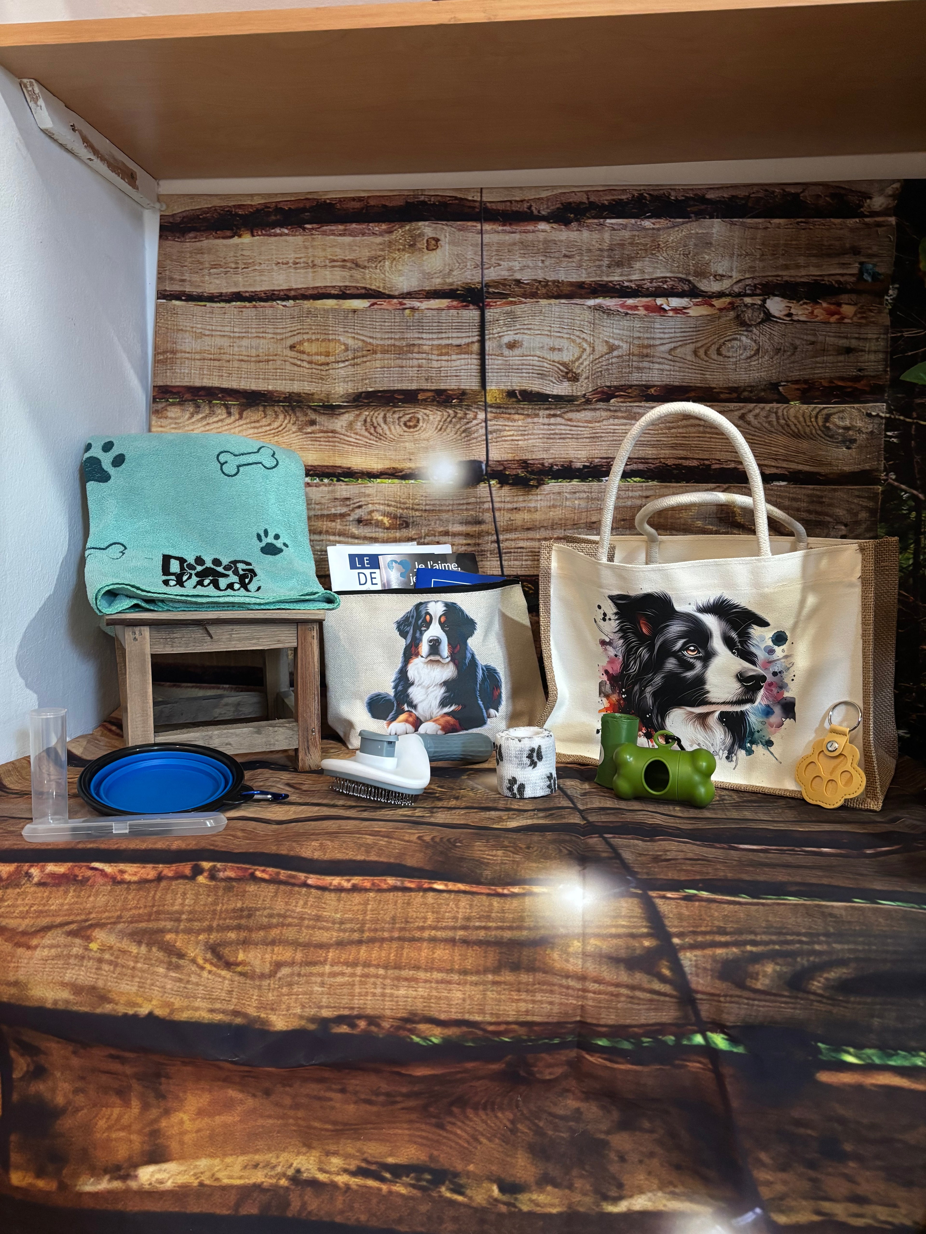 Kit de Voyage Personnalisable pour Chien