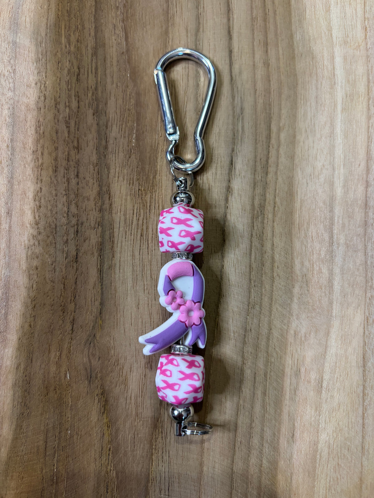 Porte-clé Octobre Rose