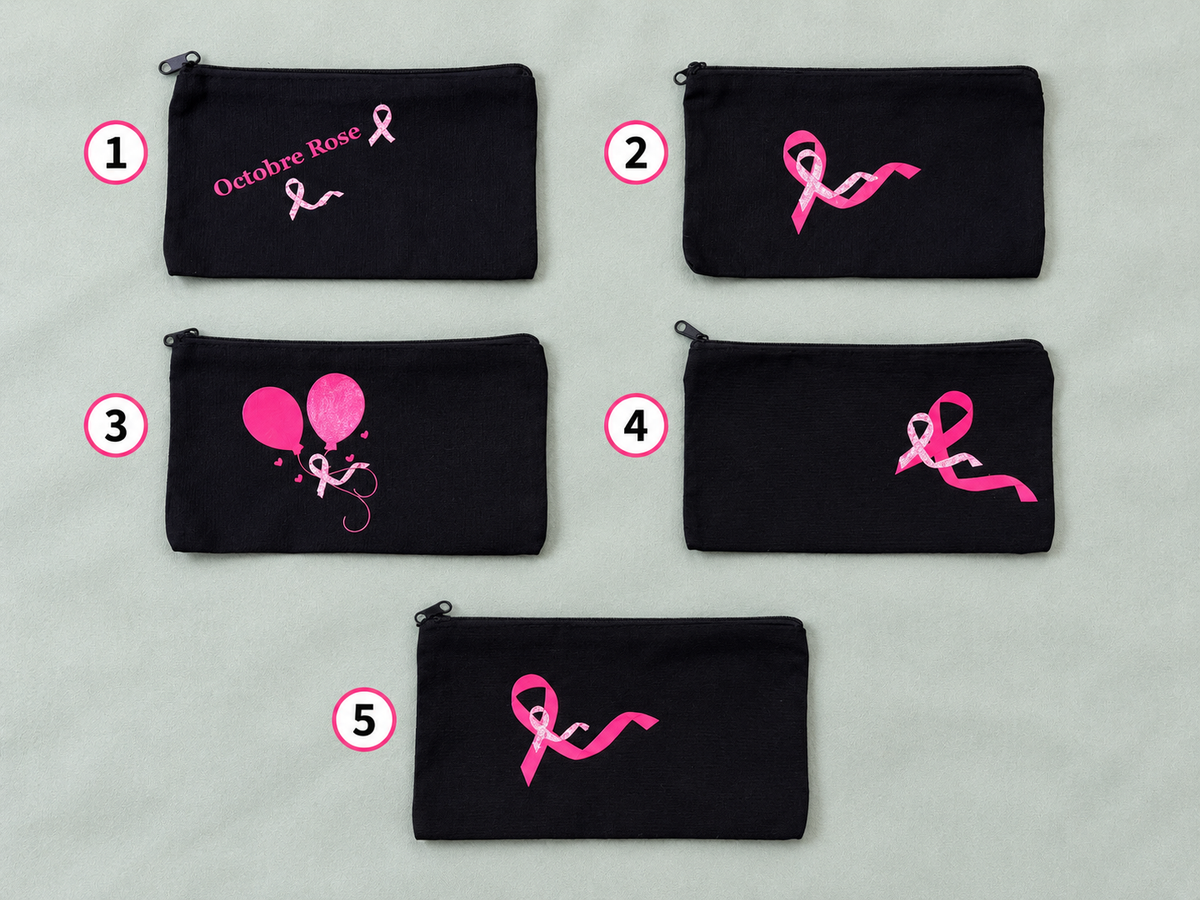 Petite pochette Octobre Rose